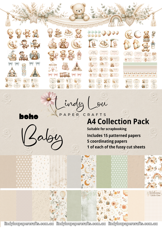 A4 Paper Collection - Boho Baby