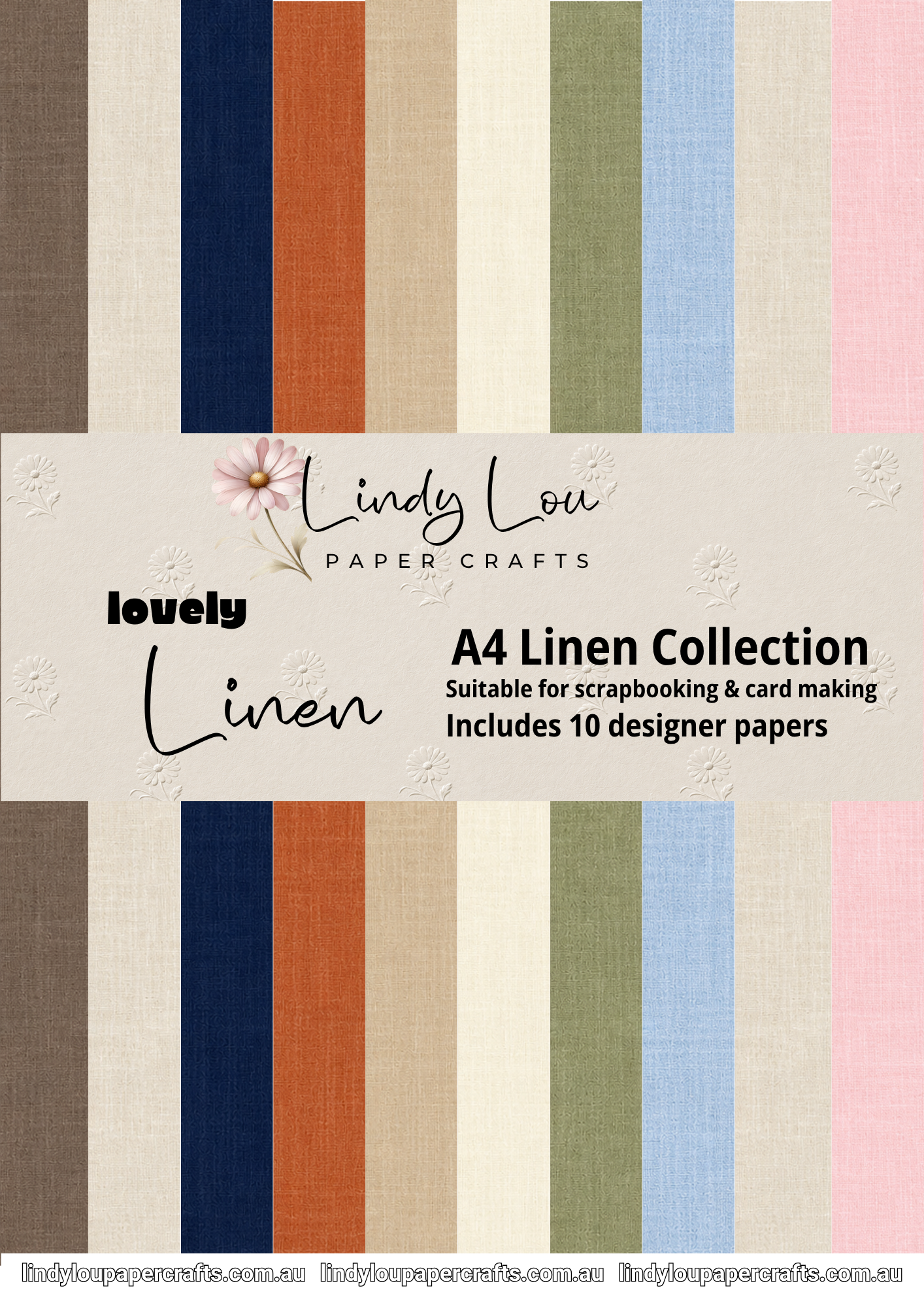 A4 Paper Collection - Lovely Linen