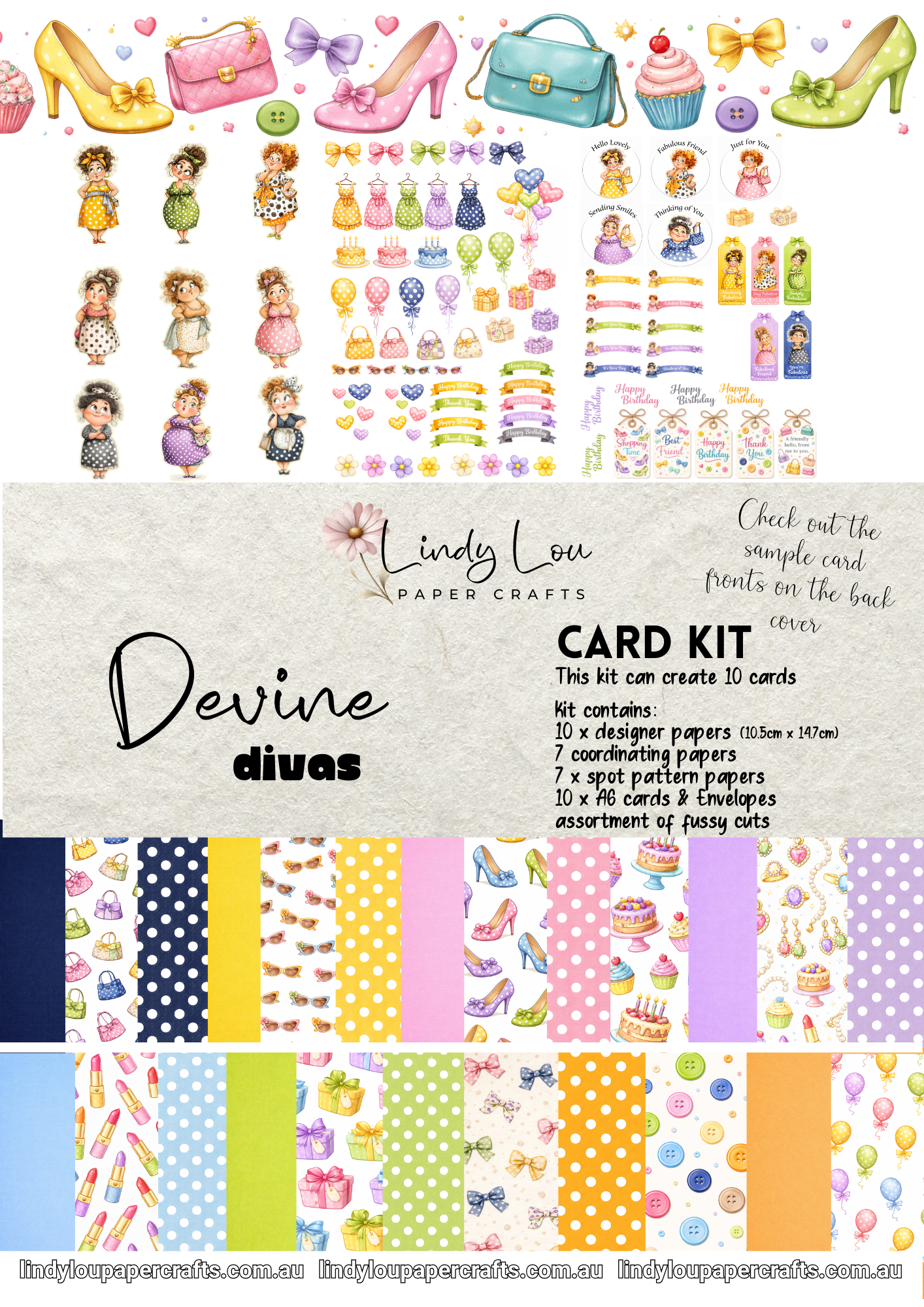 A6 Card Kit - Devine Divas