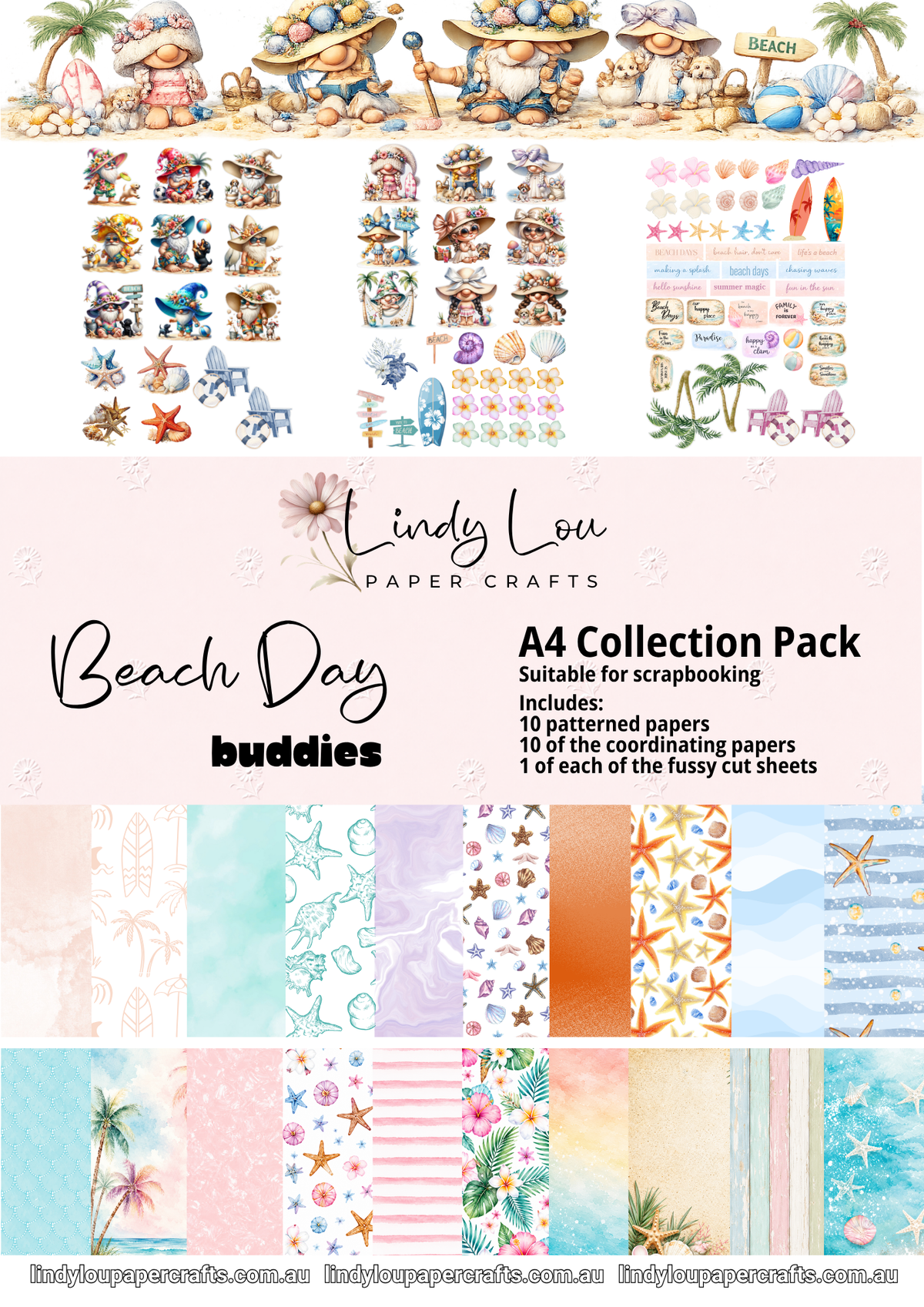 A4 Paper Collection - Beach Day Buddies