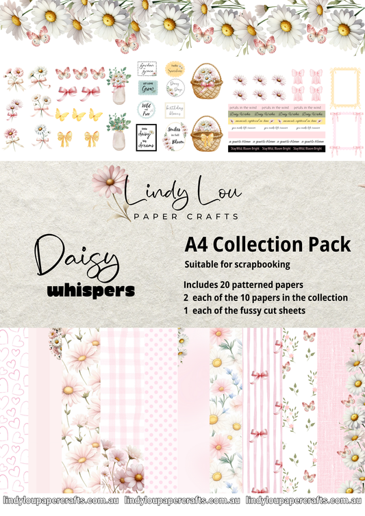 A4 Paper Collection - Daisy Whispers