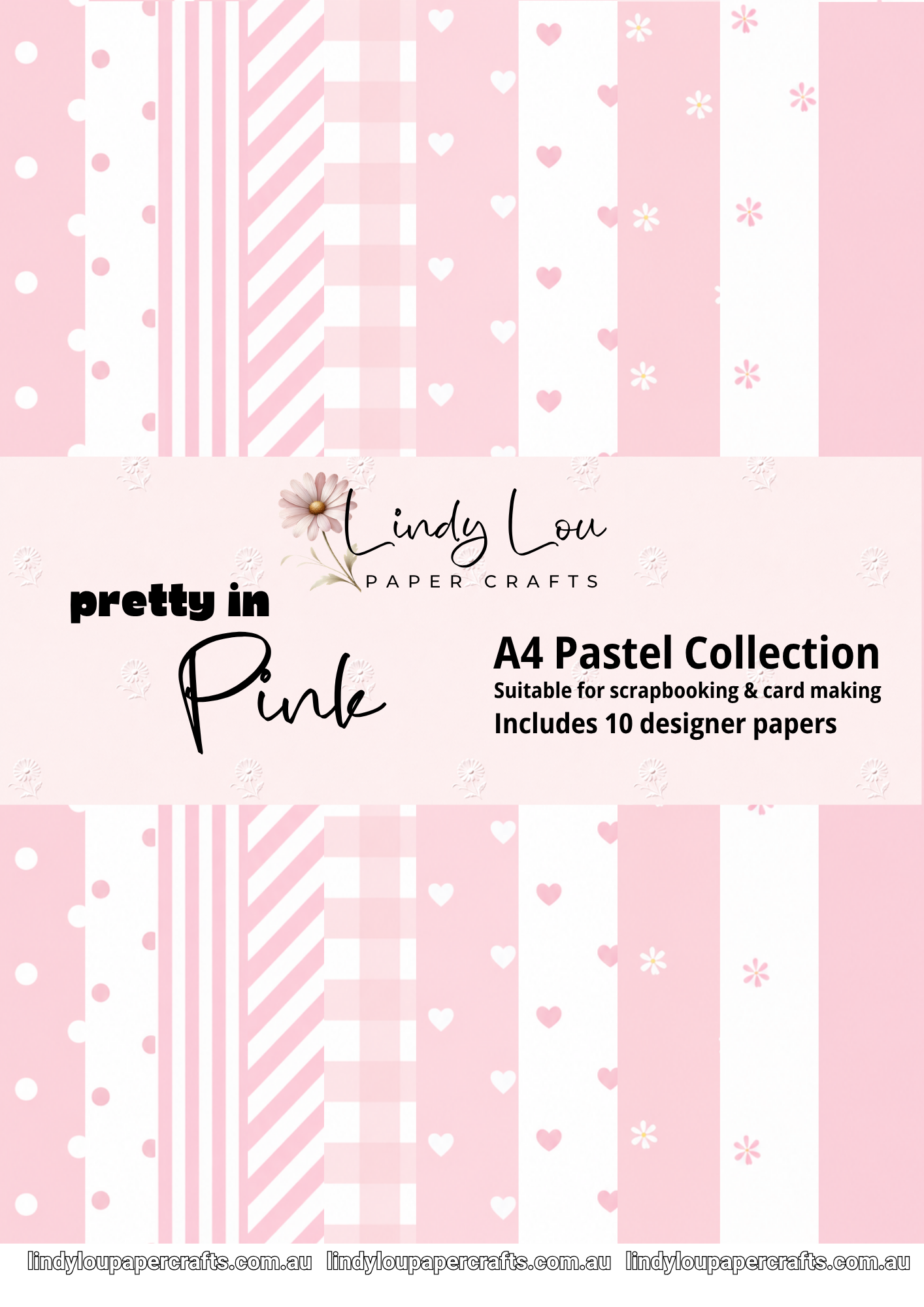 A4 Paper Essentials  - Pretty In Pink