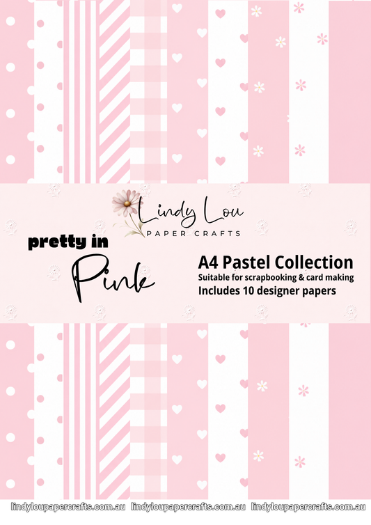 A4 Paper Essentials  - Pretty In Pink