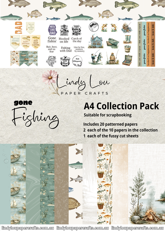 A4 Paper Collection - Gone Fishing
