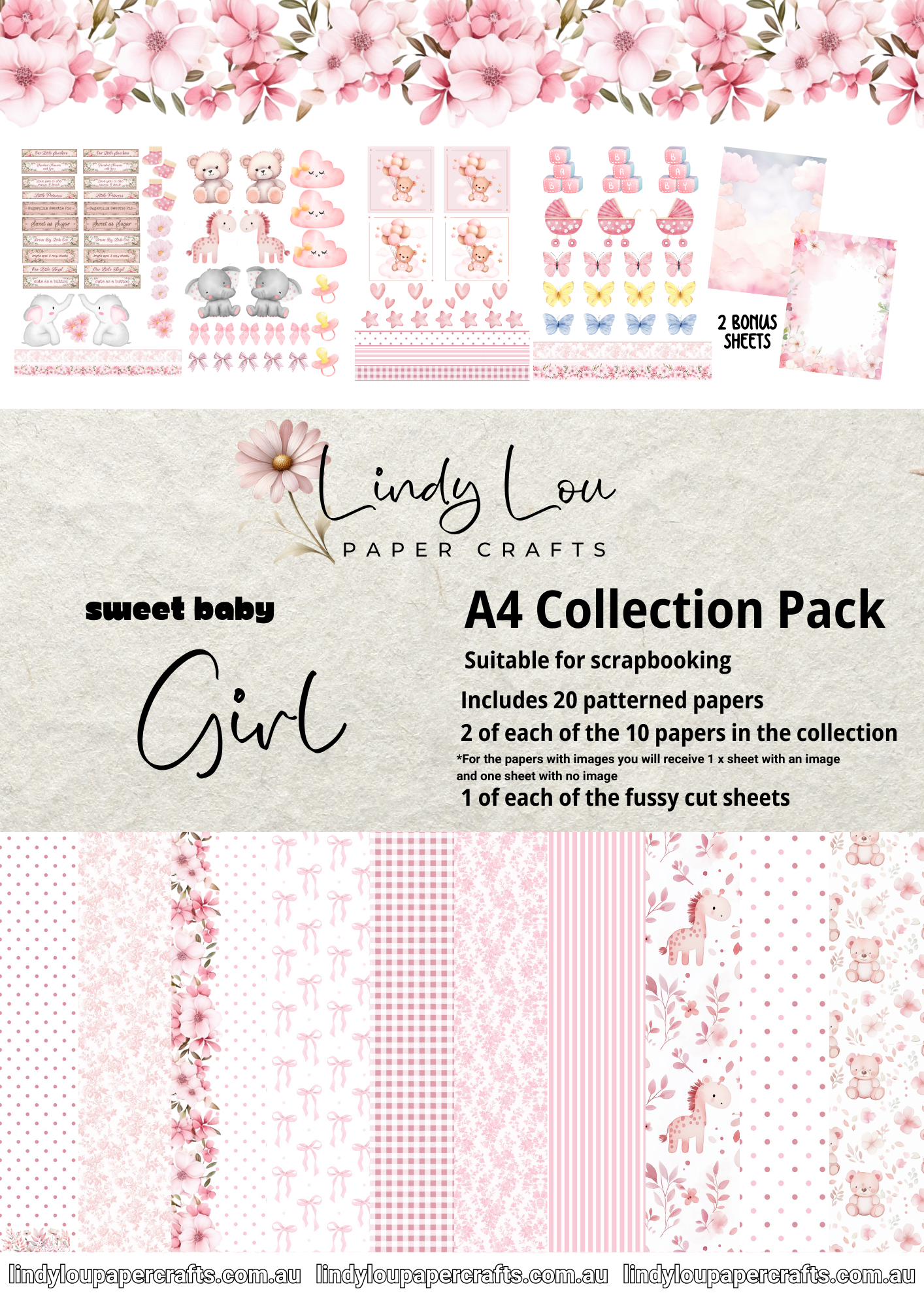 A4 Paper Collection - Sweet Baby Girl