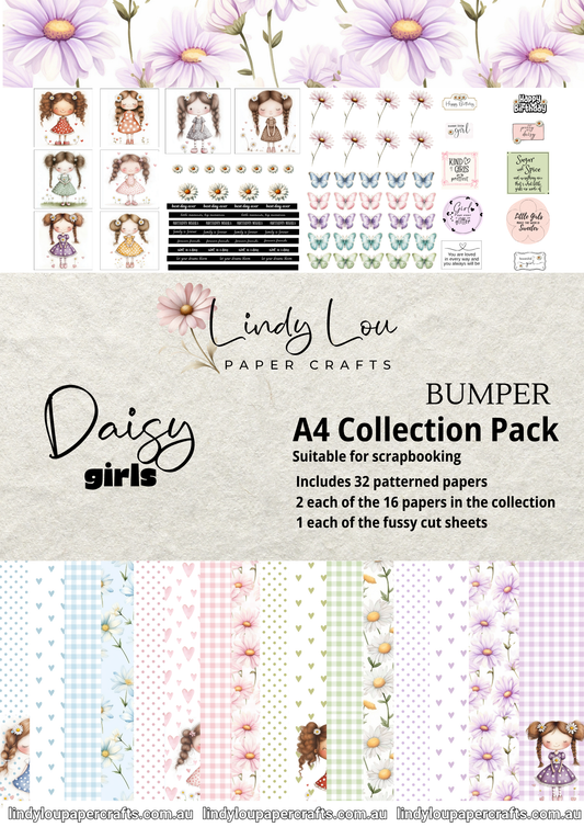 A4 Bumper Edition Paper Collection - Daisy Girls