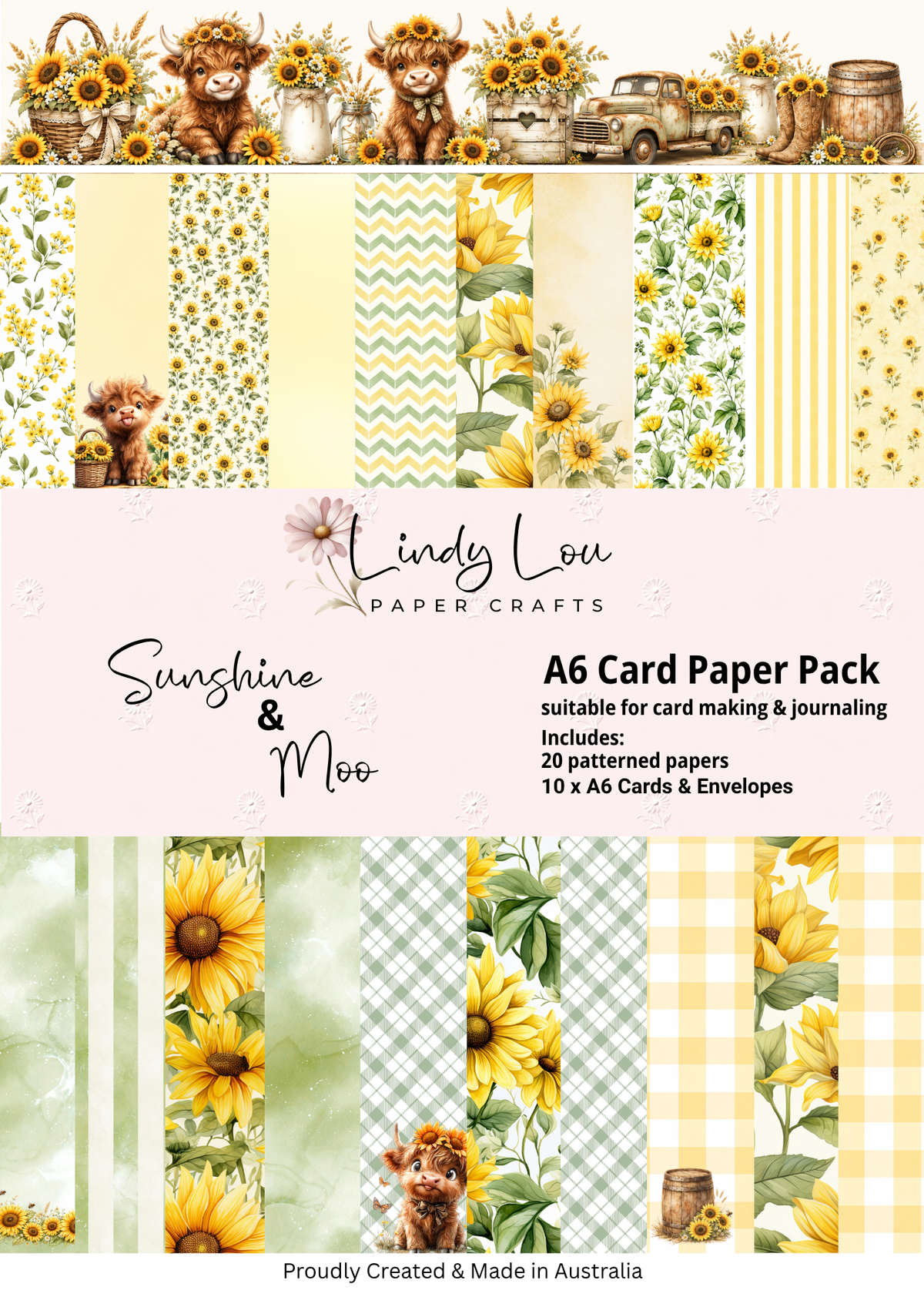 A4 Paper Pack - Sunshine & Moo