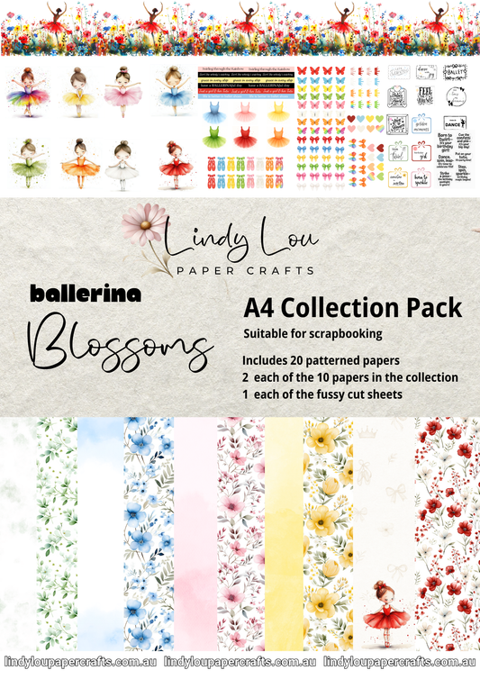 A4 Paper Collection - Ballerina Blossoms