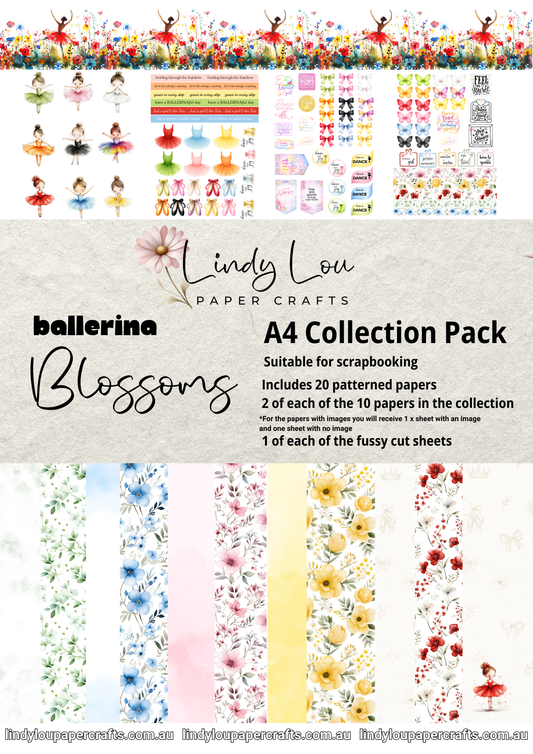 A4 Paper Collection - Ballerina Blossoms