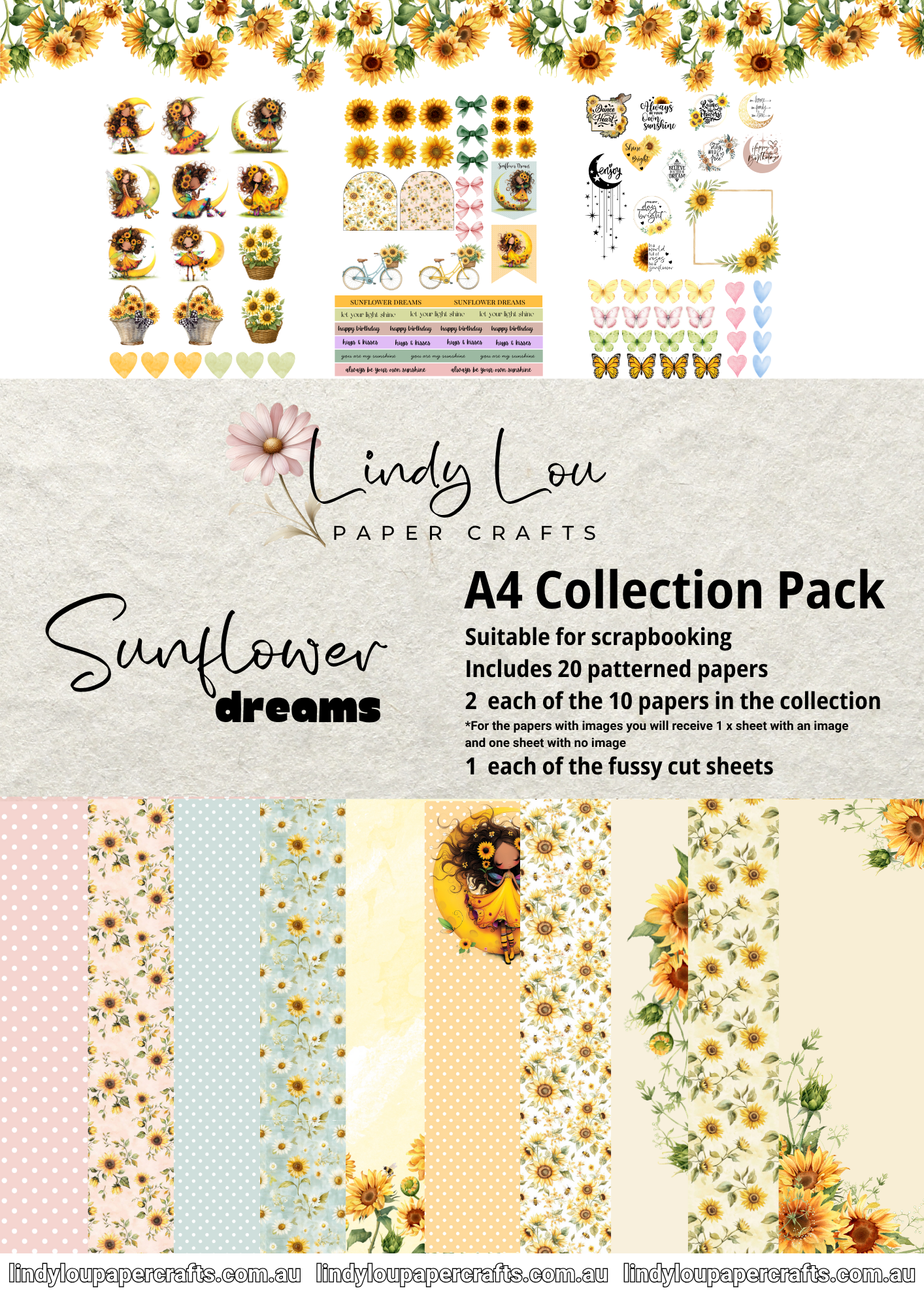 A4 Paper Collection - Sunflower Dreams