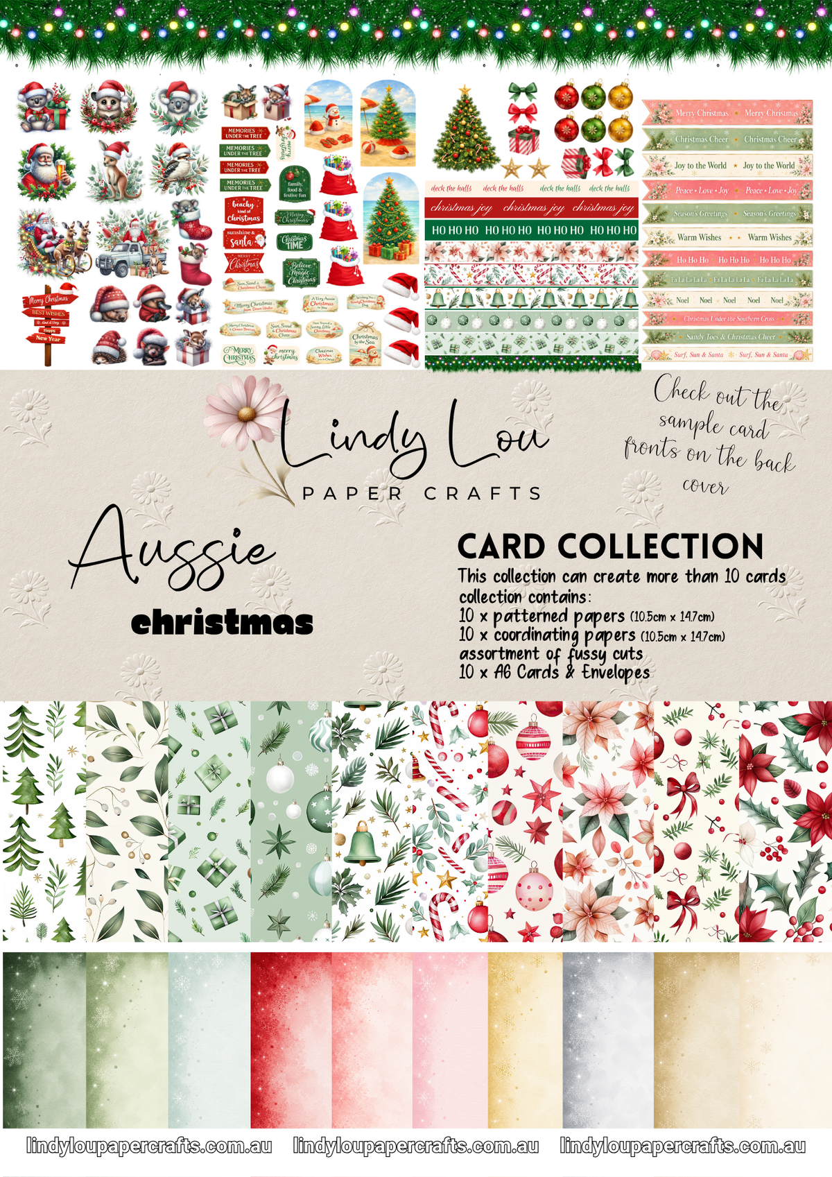 A6 Card Collection - Aussie Christmas