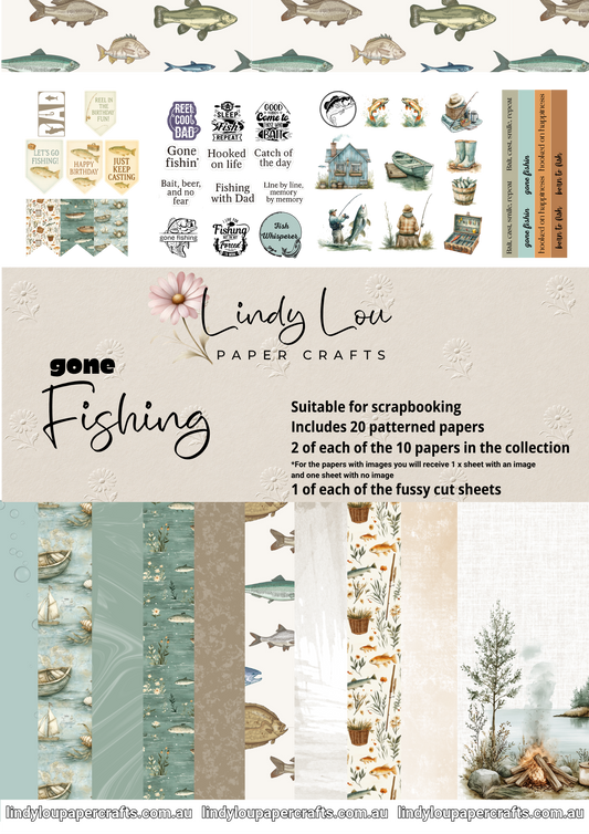 A4 Paper Collection - Gone Fishing