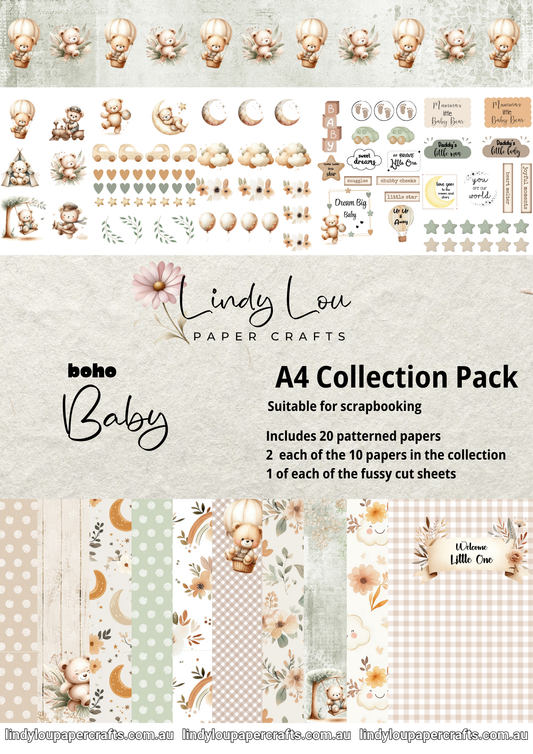 A4 Paper Collection - Boho Baby