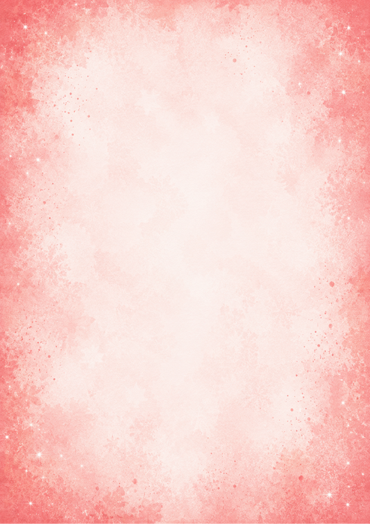 A4 Single Sheet - Aussie Christmas - Christmas Tinsel Red