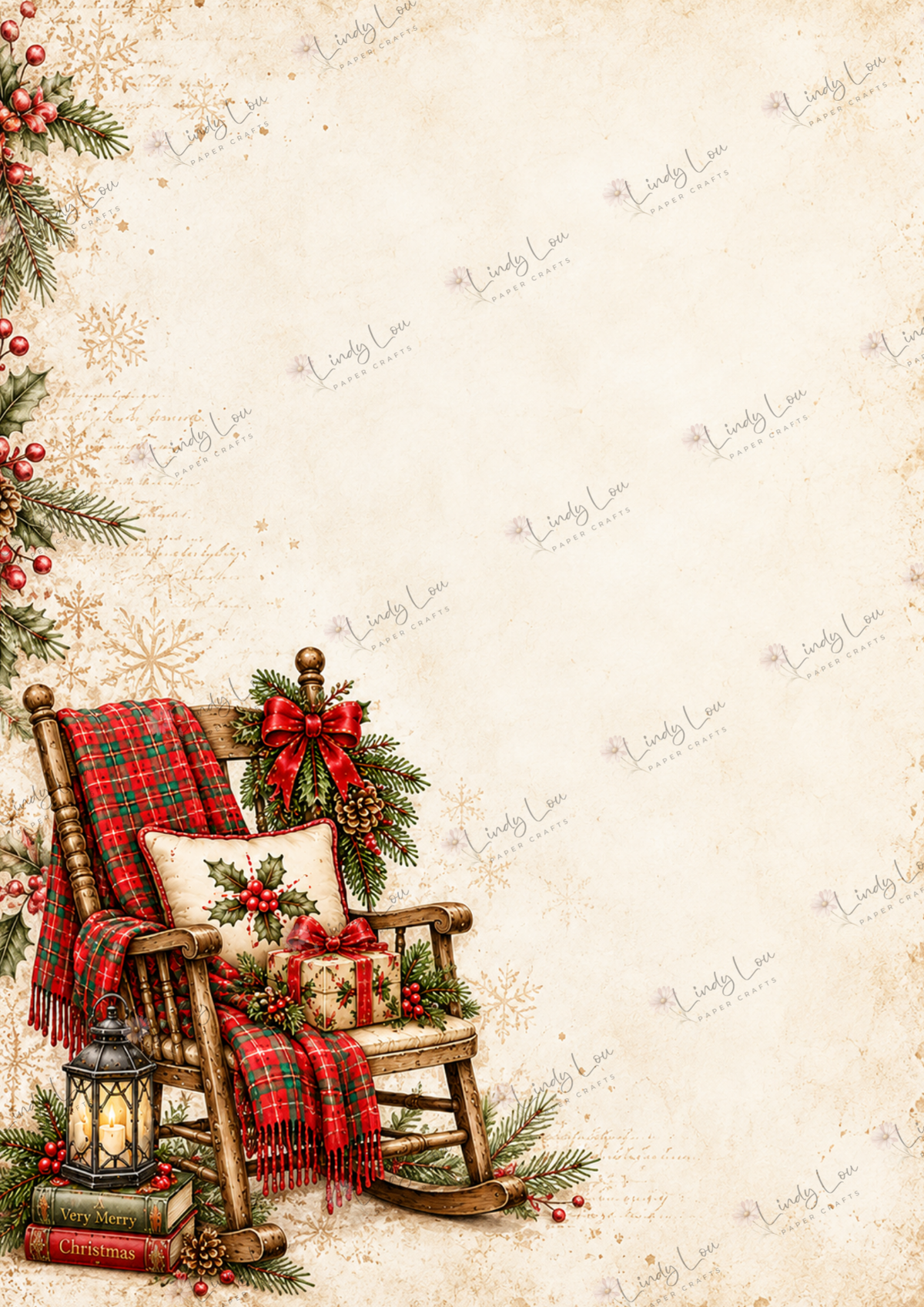 A4 Single Sheet - Christmas Past - Home for Christmas