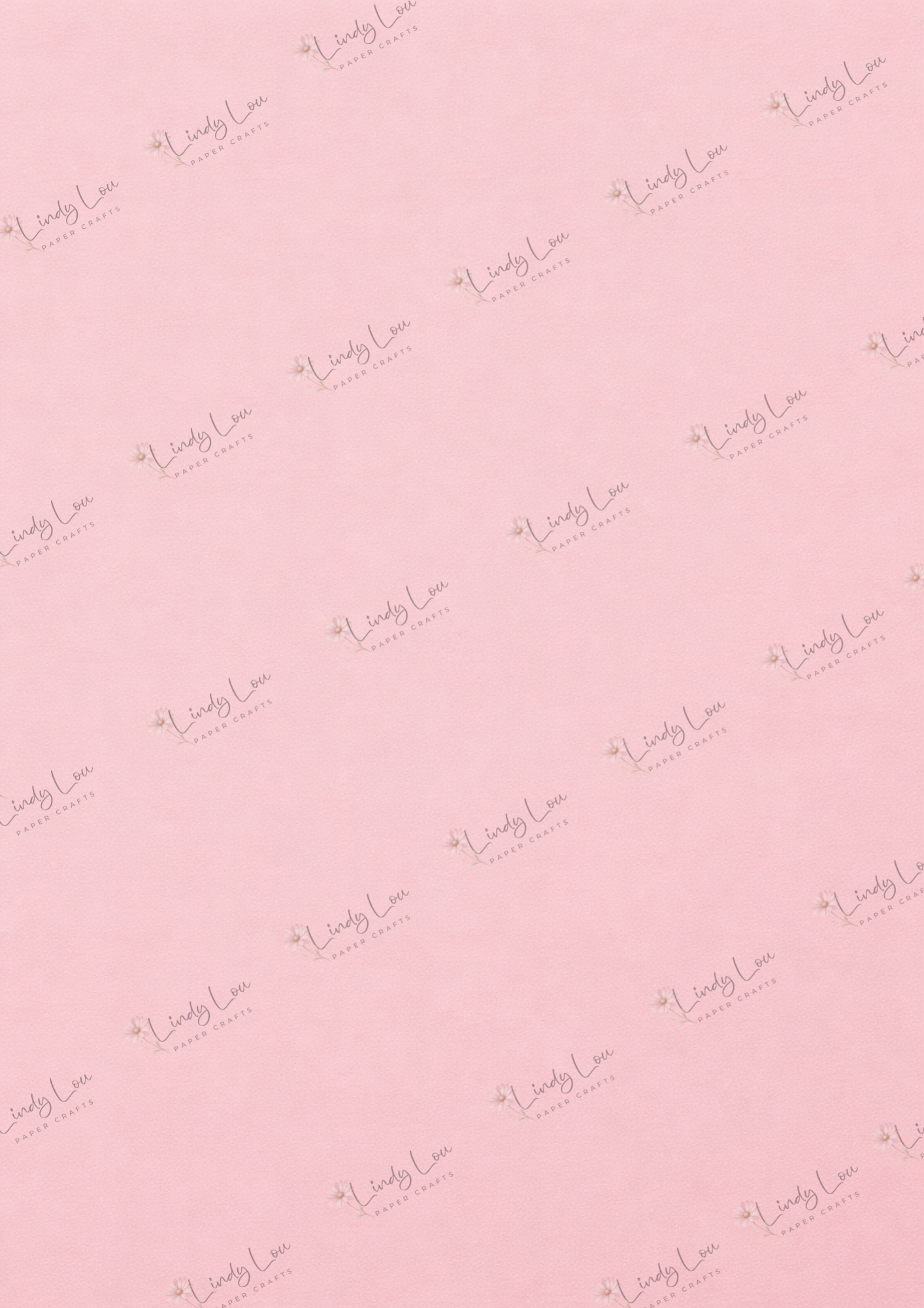A4 Single Sheet - Mother's Day - Rose Blush