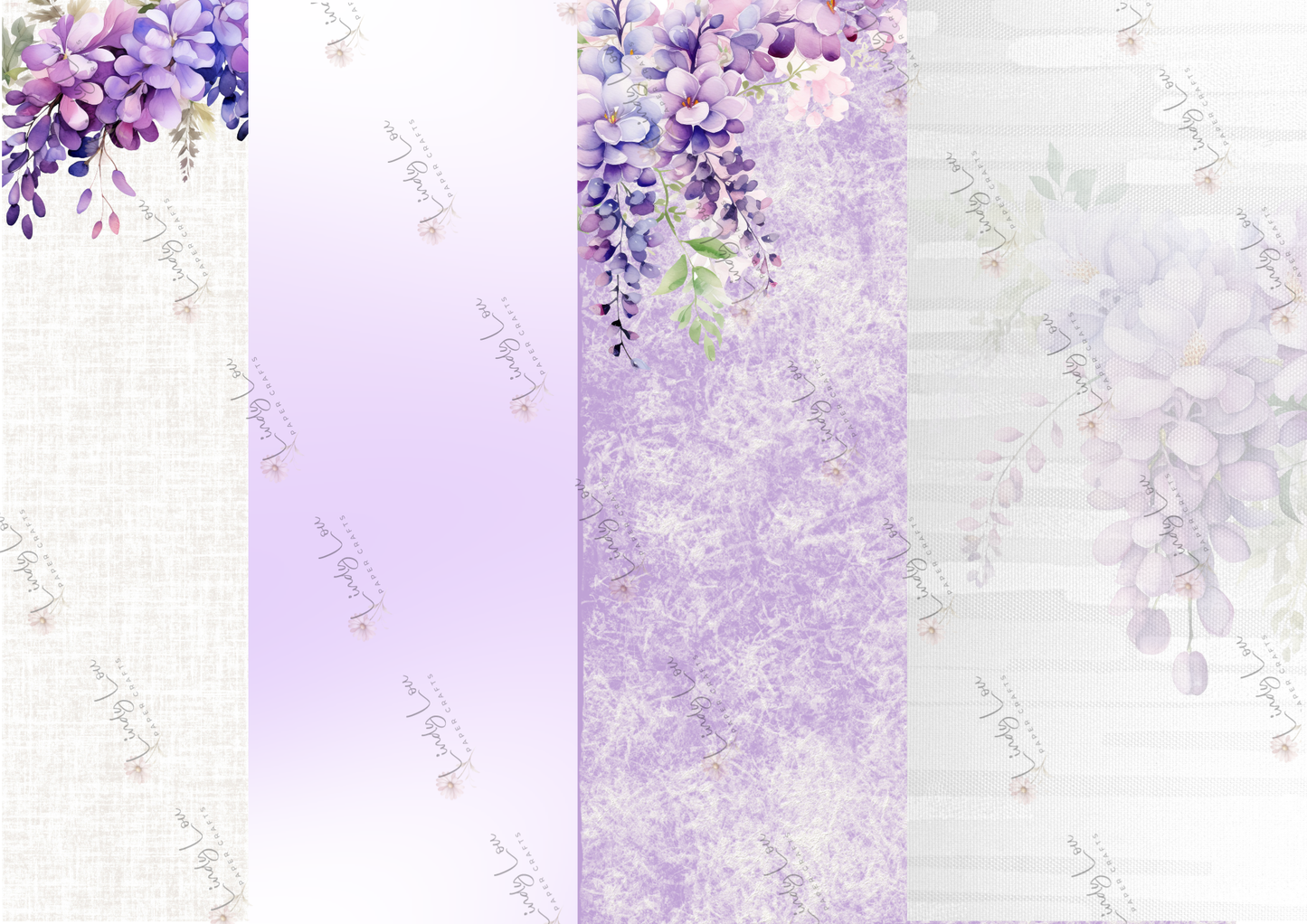 A4 Paper Collection - Wisteria Walk