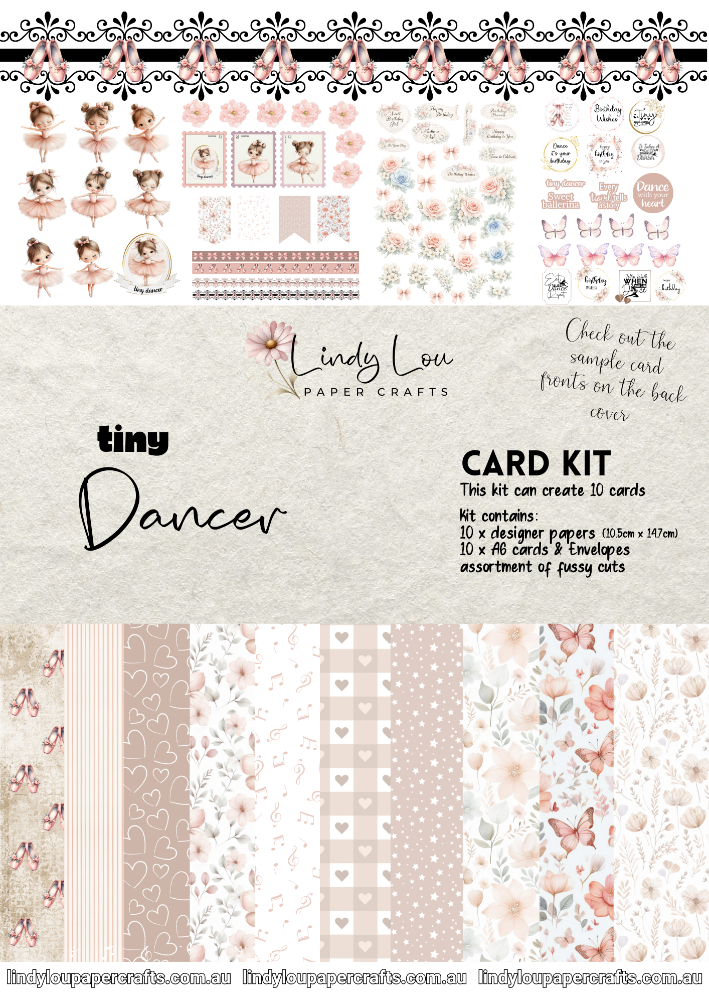 A6 Card Kit - Tiny Dancer