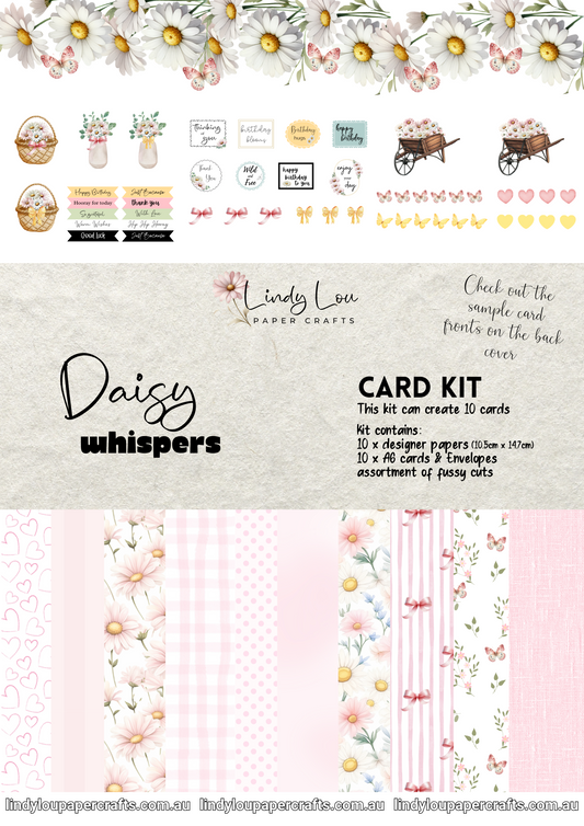 A6 Card Kit - Daisy Whispers