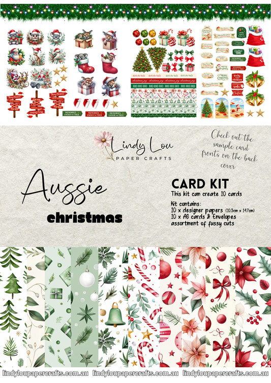 A6 Card Kit - Aussie Christmas