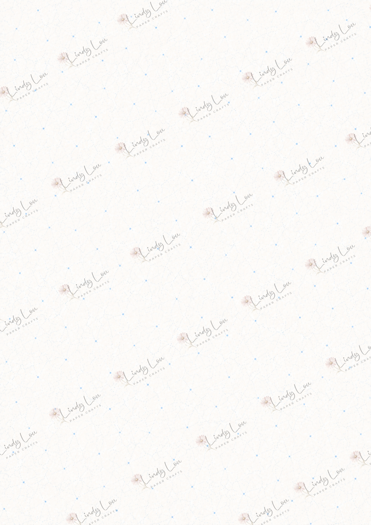 A4 Paper Pack - a Little bit of Pretty - Blue