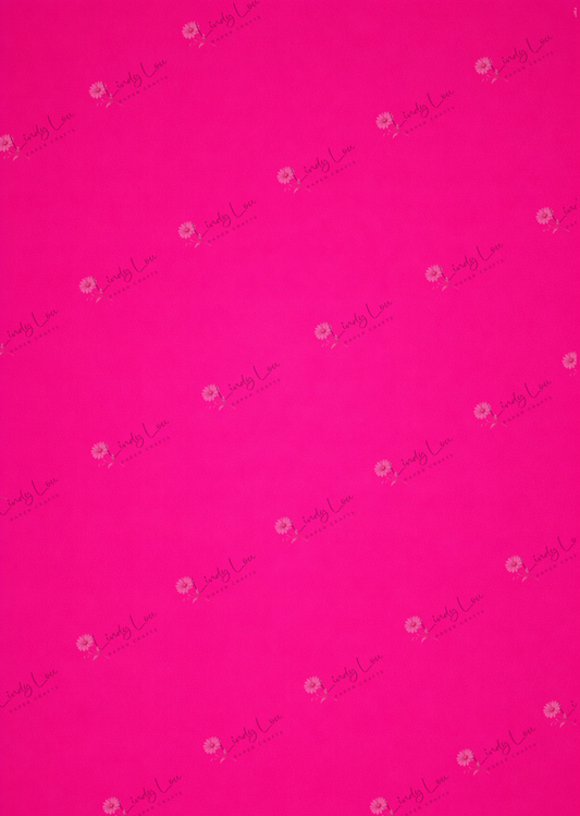 A4 Single Sheet - Absolutely Fabulous - Fabulous Pink