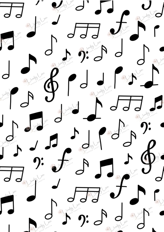 A4 Single Sheet - Man Made Memories - In Tune