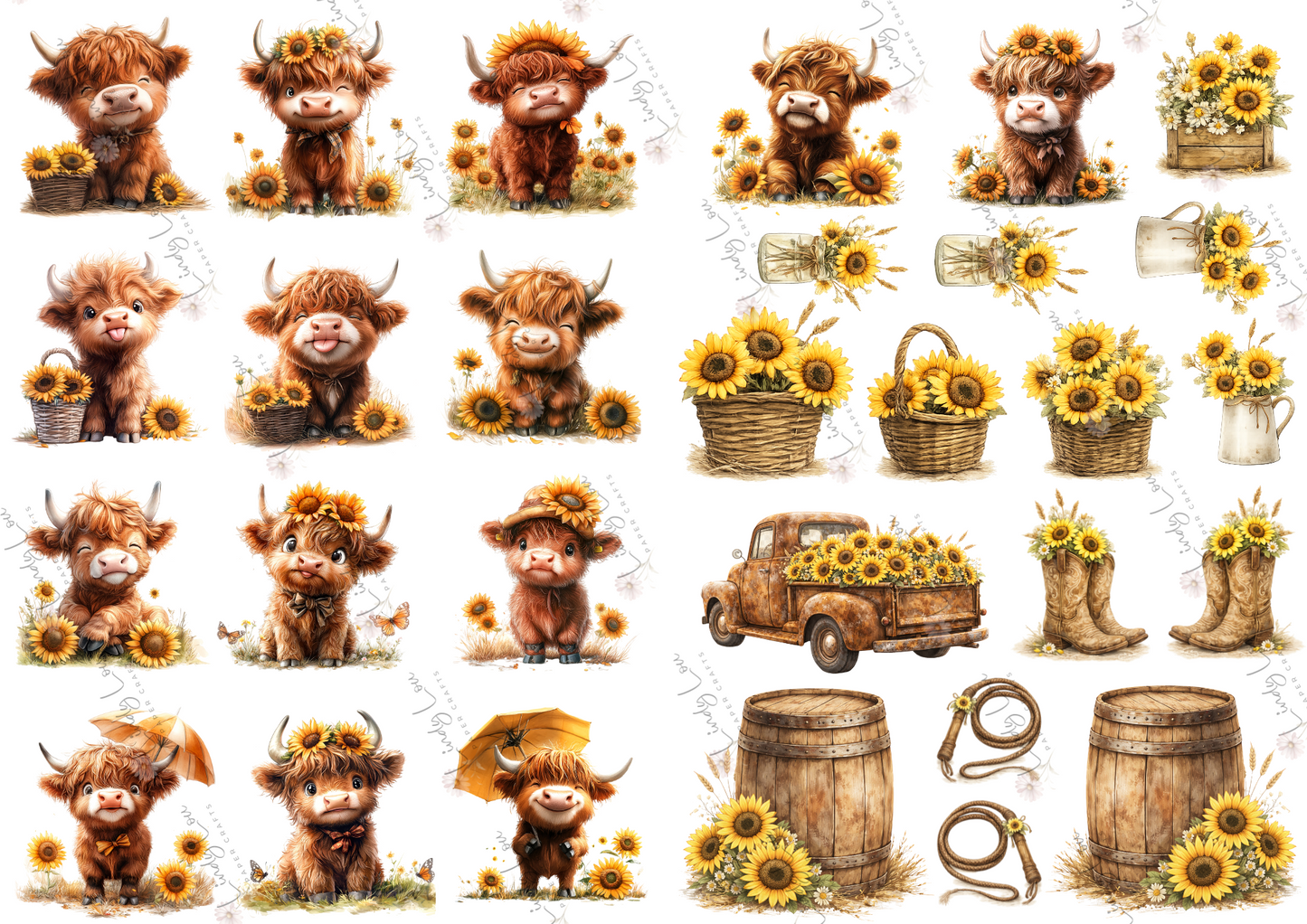 A4 Paper Collection - Sunshine & Moo