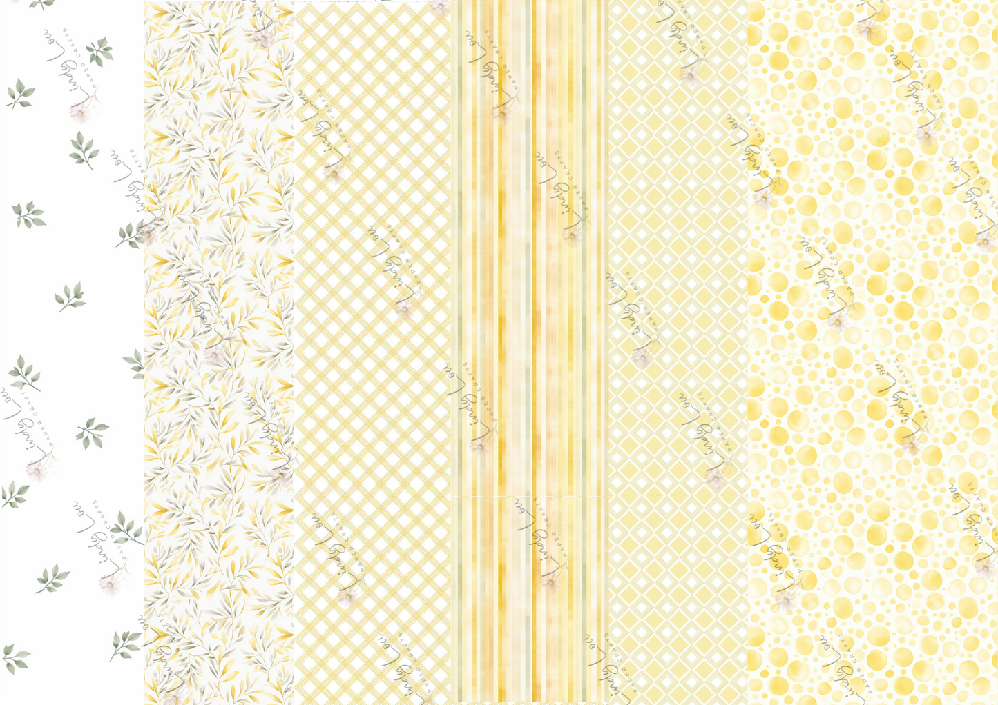 A4 Paper Collection - Buttercream Blooms