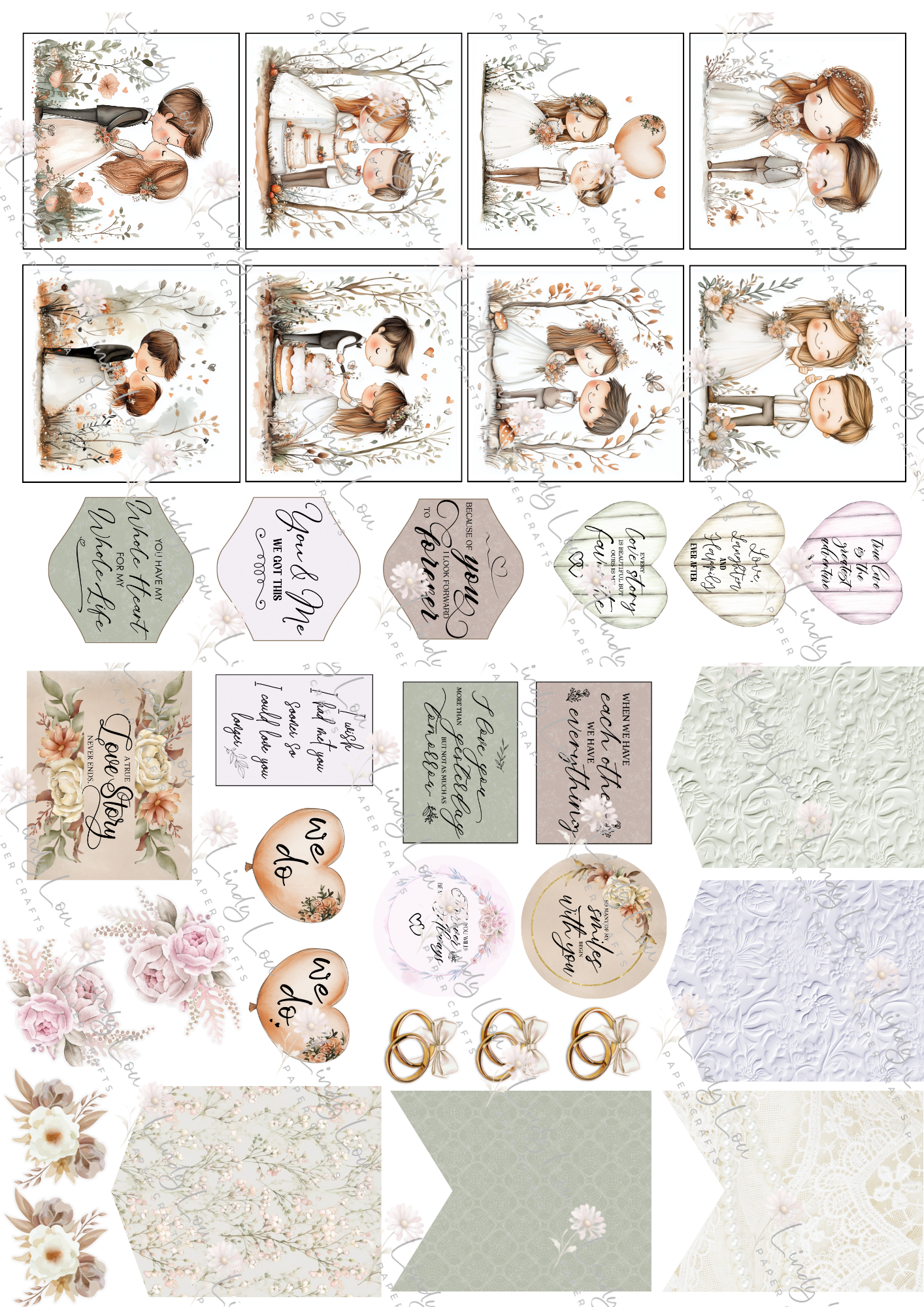A4 Paper Collection - Tied with a Kiss