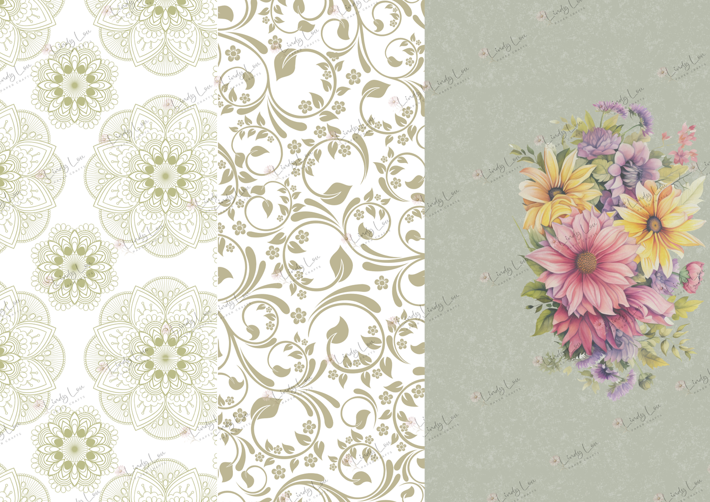 A4 Paper Collection - Summer Florals
