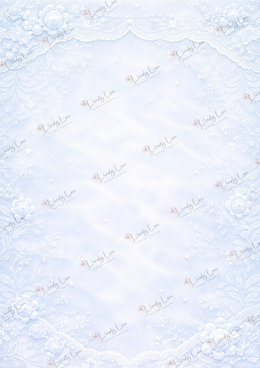 A4 Single Sheet - Bonnet Bay Parade - Bluebell Lace