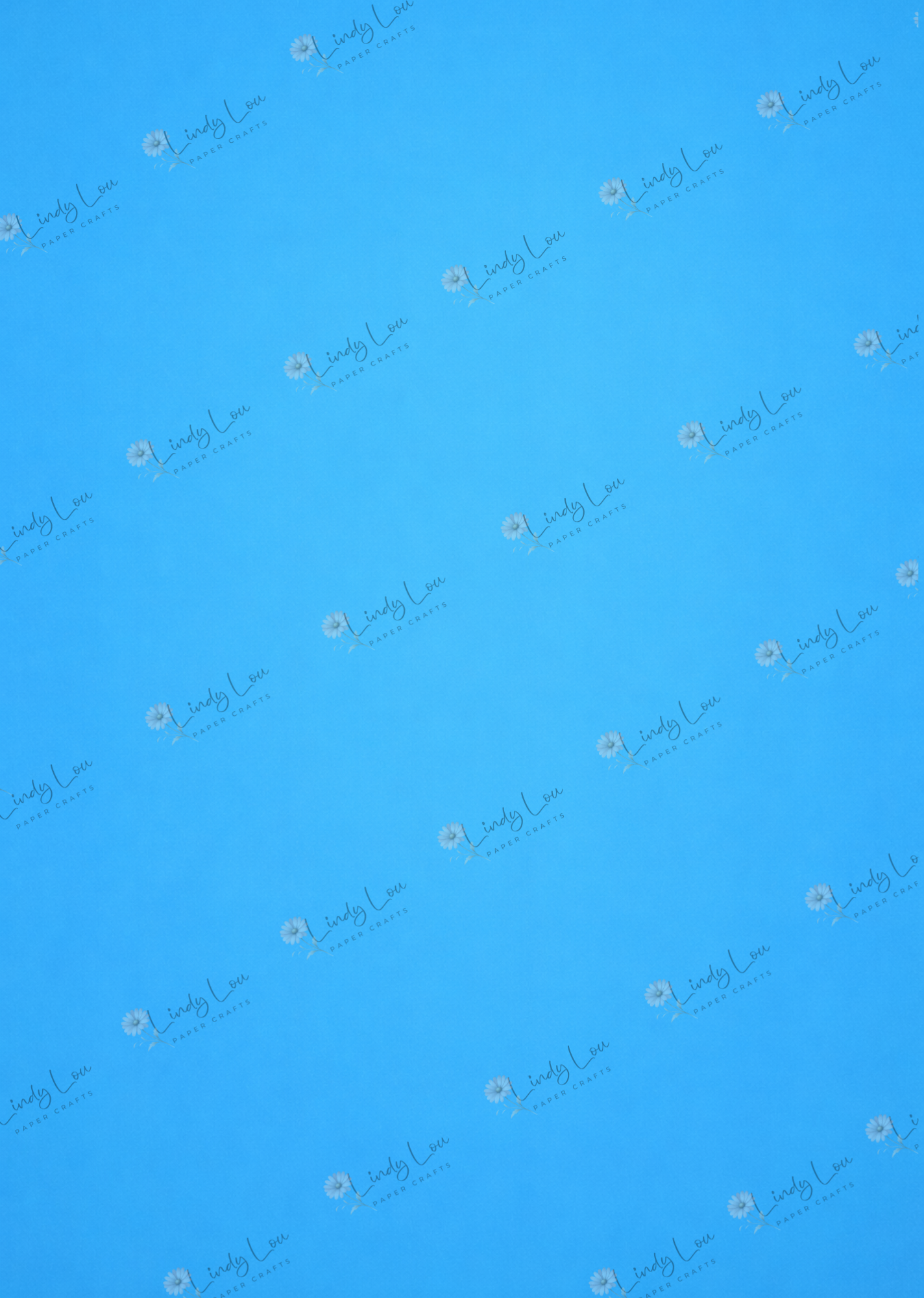 A4 Single Sheet - Absolutely Fabulous - Fabulous Blue