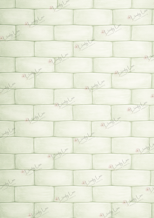 A4 Single Sheet - Little Goose Adventures - Green Weave
