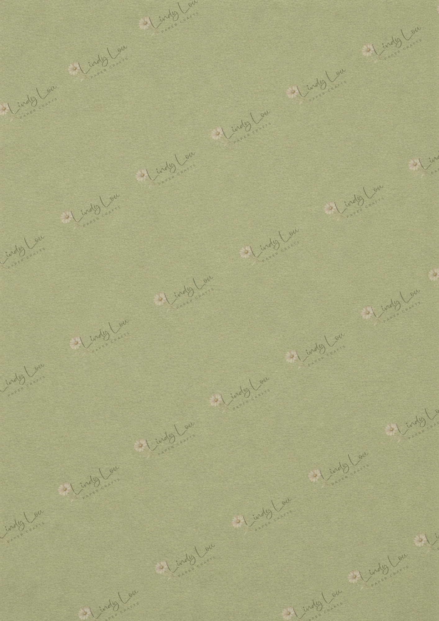 A4 Single Sheet - Mother's Day - Soft Sage