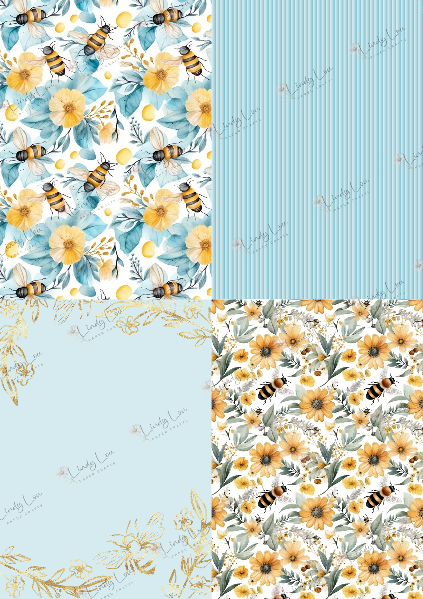 A6 Card Kit - Little Bee