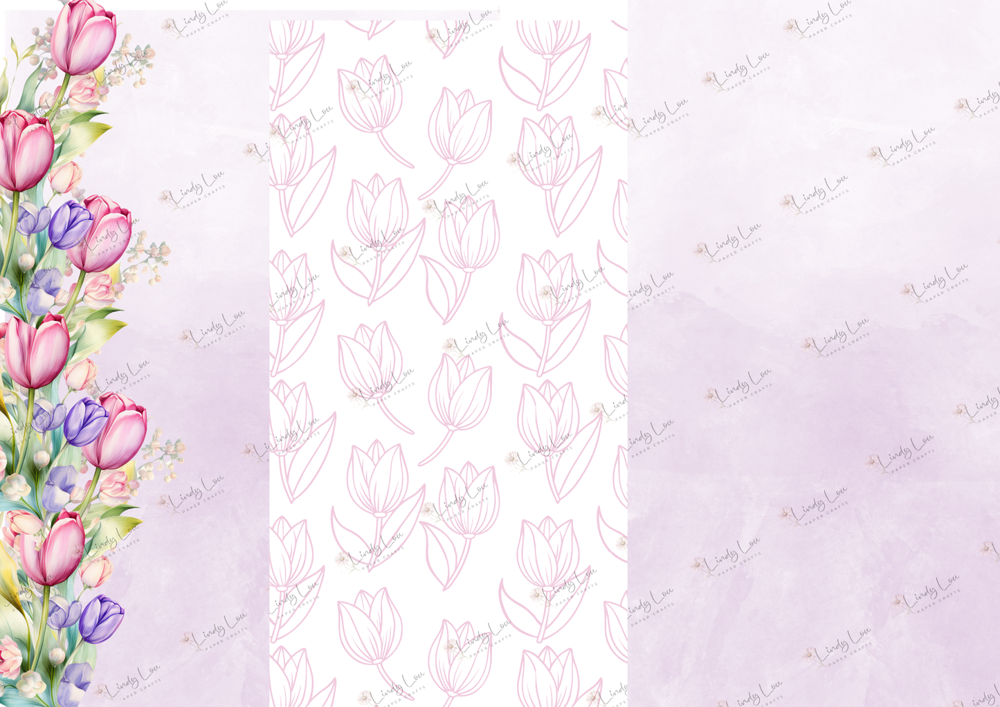 A4 Paper Collection - Tip Toe through the Tulips