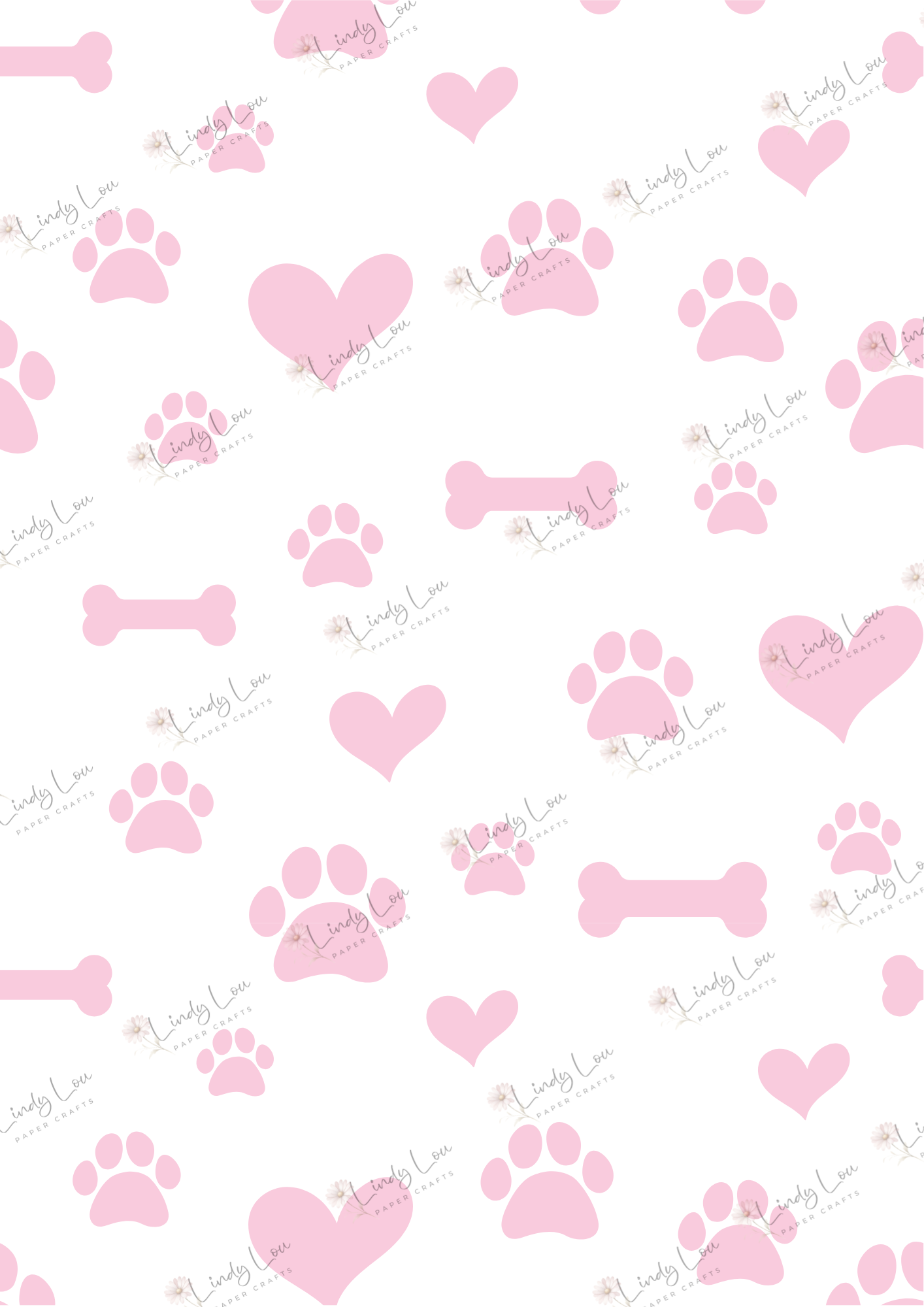 A4 Single Sheet - My Best Friend - Tickled Pink Toes