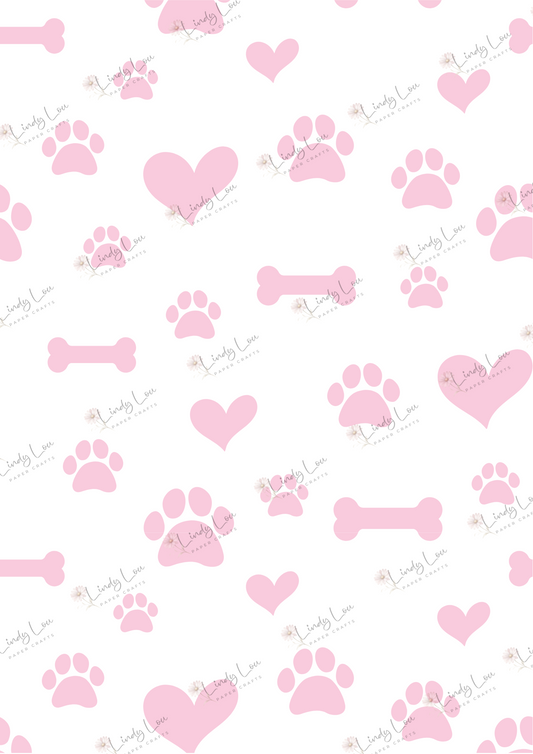 A4 Single Sheet - My Best Friend - Tickled Pink Toes