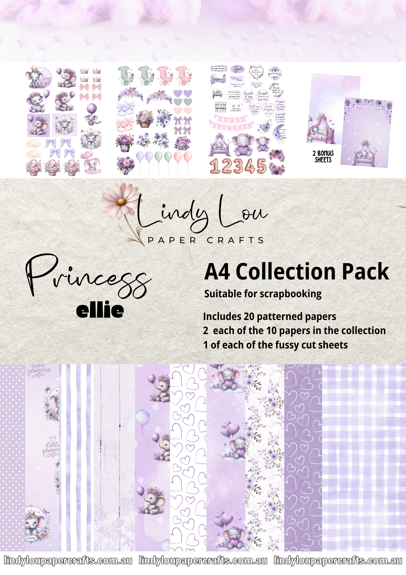 A6 Card Kit - Princess Ellie