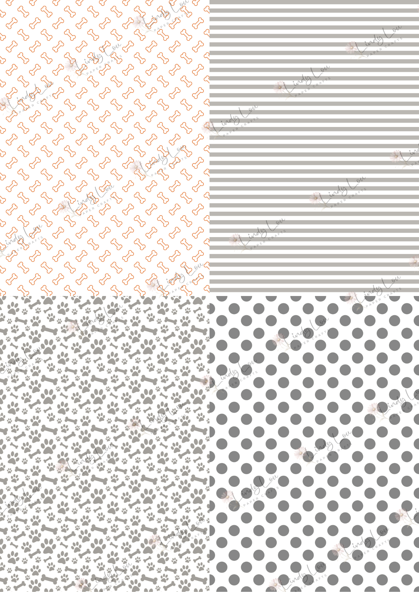 A6 Card Kit - Paws & Whiskers