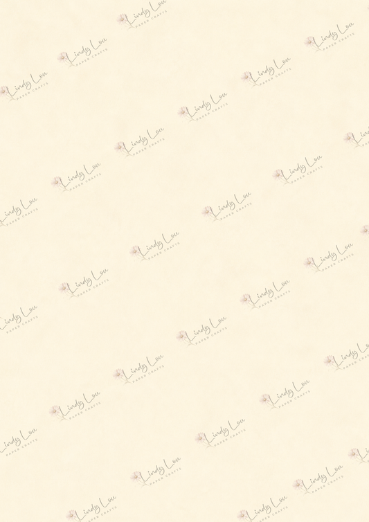 A4 Single Sheet - Lily's Cottage - Cottage Cream