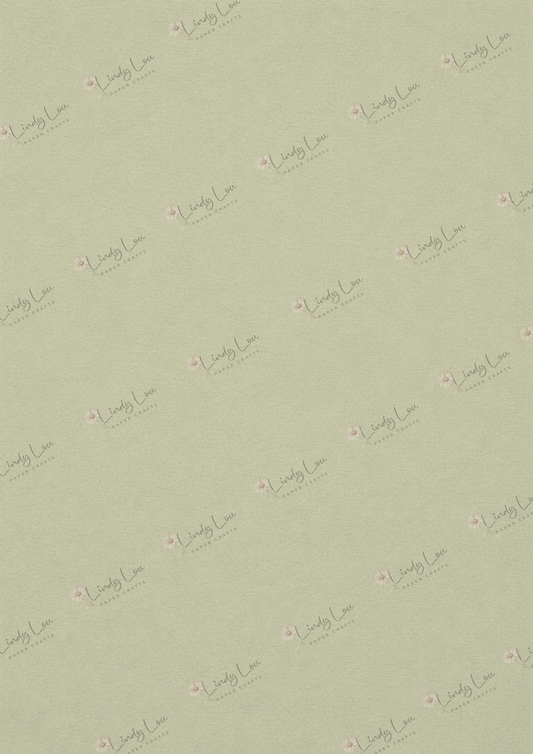 A4 Single Sheet - Mother's Day - Pale Sage
