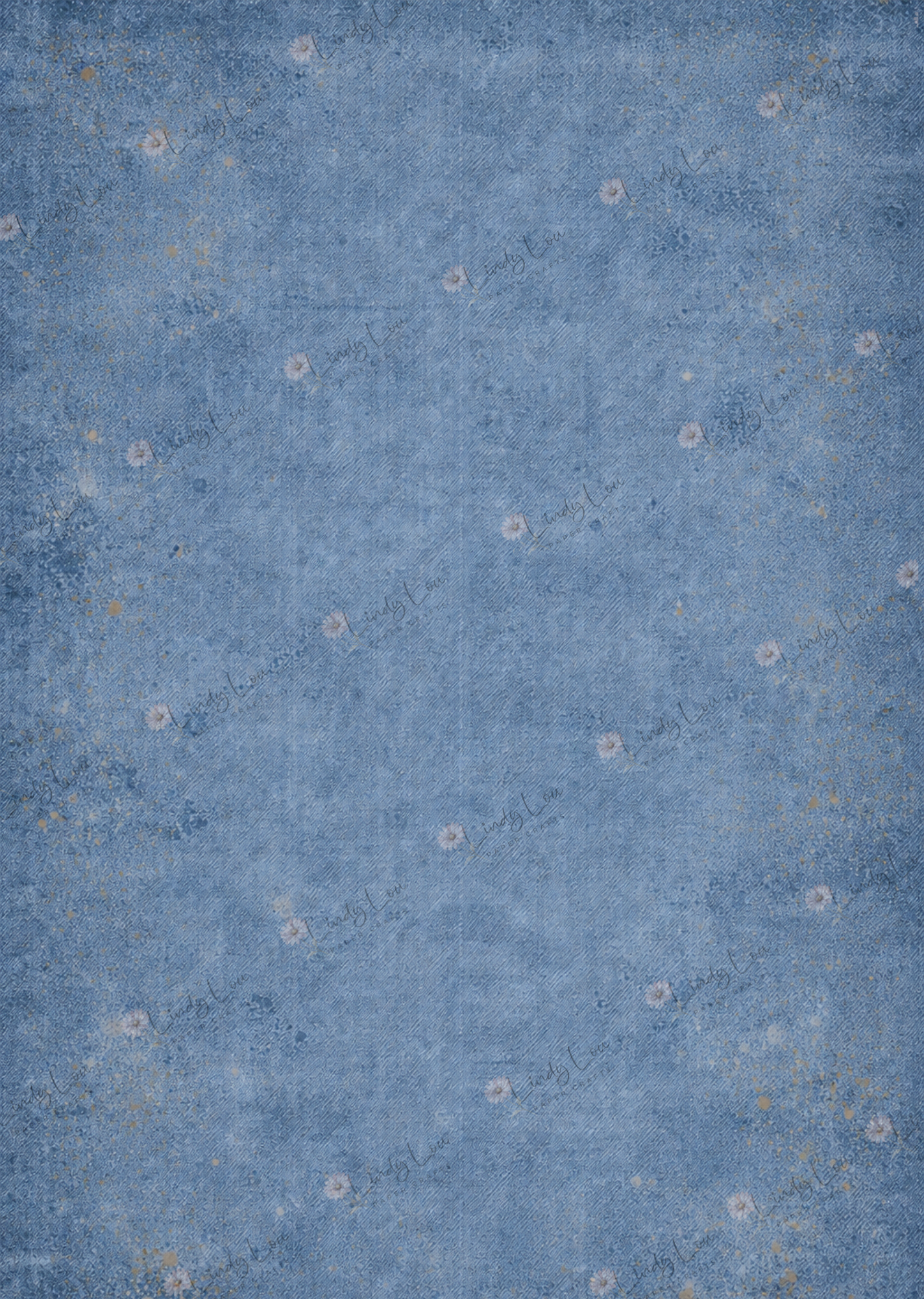 A4 Single Sheet - Teen Trailblazer - Stonewashed Blue