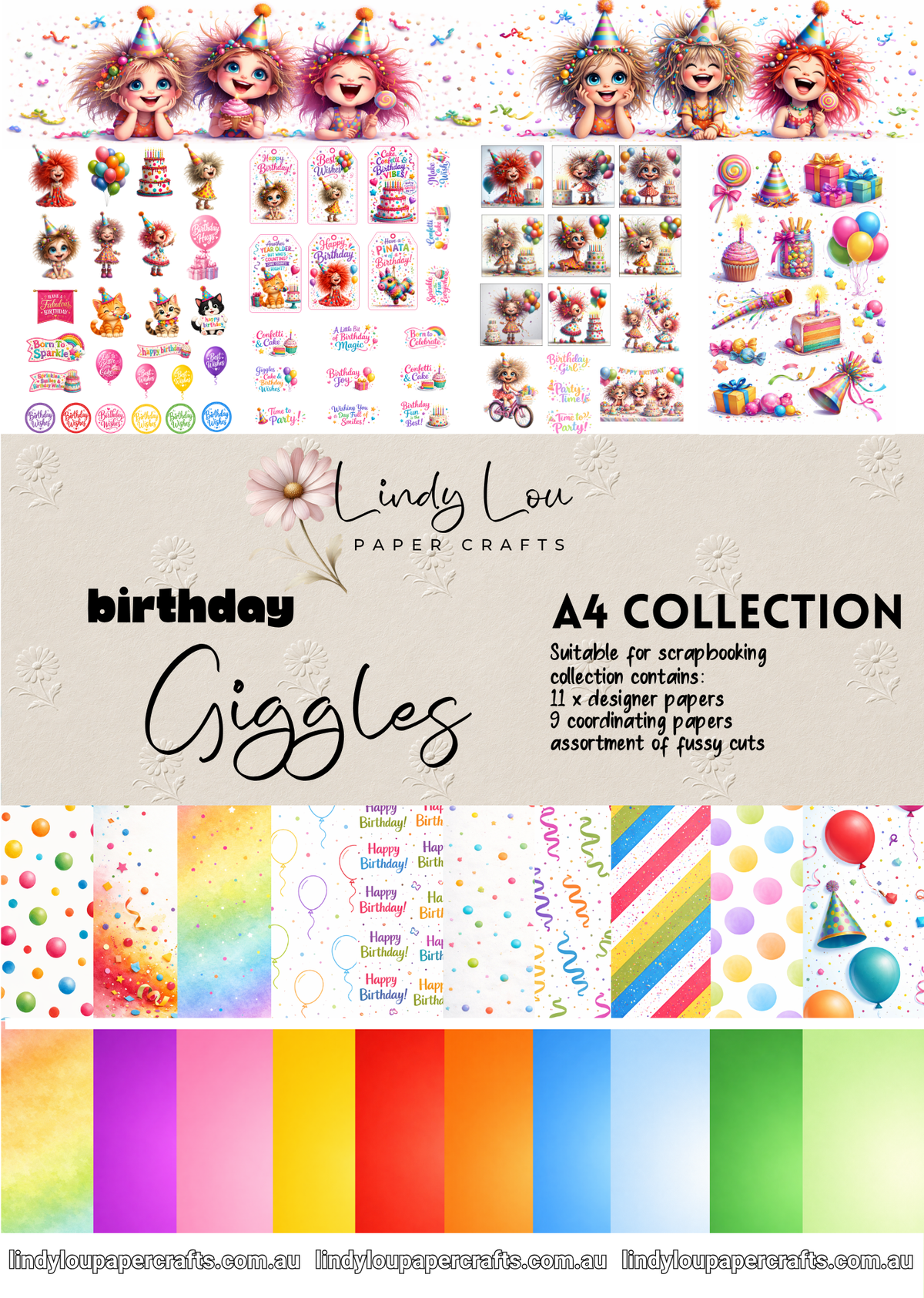 A4 Paper Collection - Birthday Giggles
