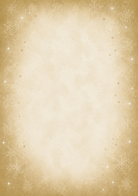 A4 Single Sheet - Aussie Christmas - Christmas Beige