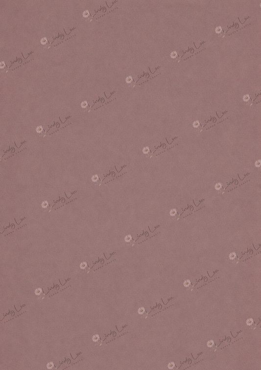 A4 Single Sheet - Mother's Day - Rosewood Blush