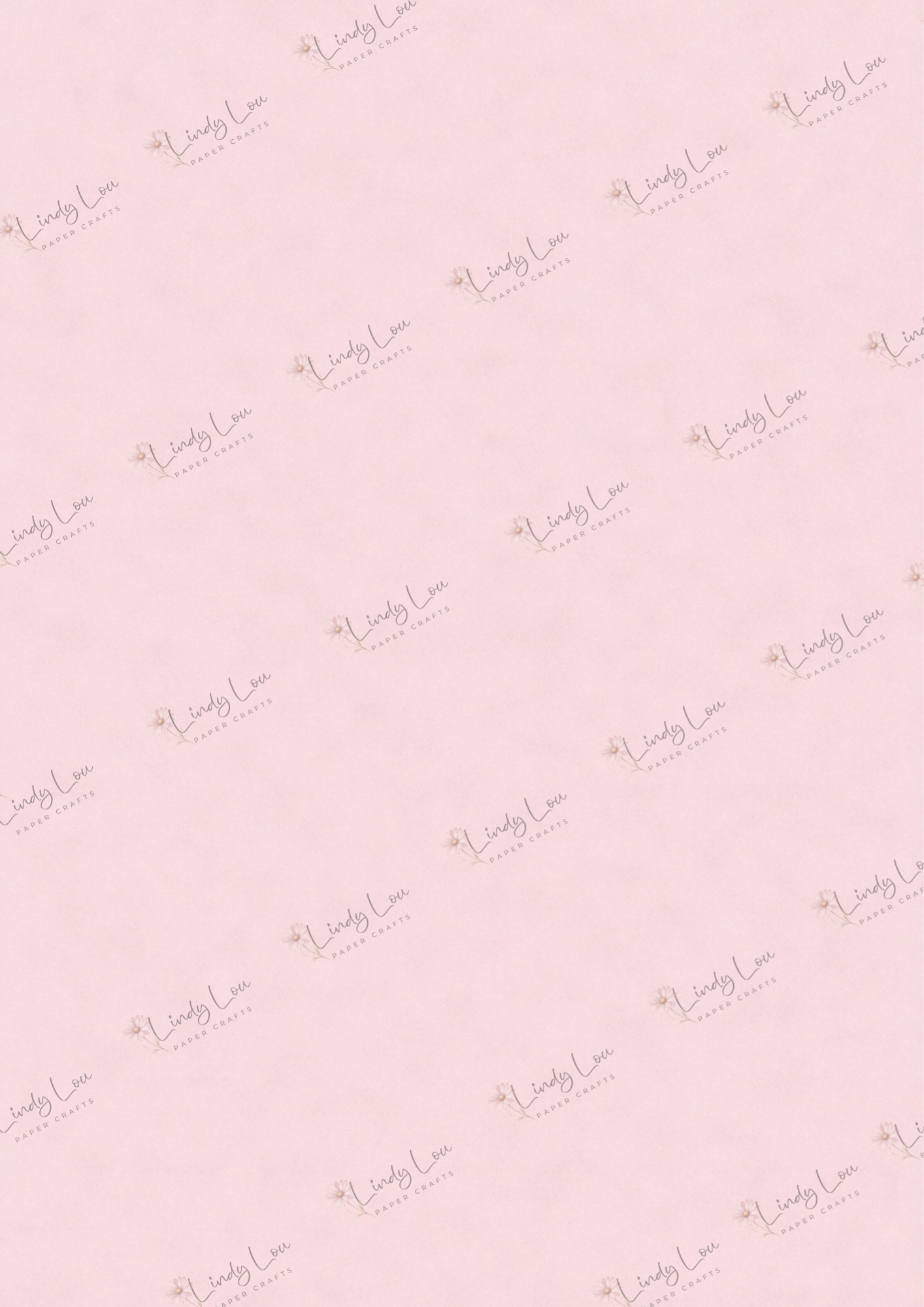 A4 Single Sheet - Burgundy & Blue- Soft Rose