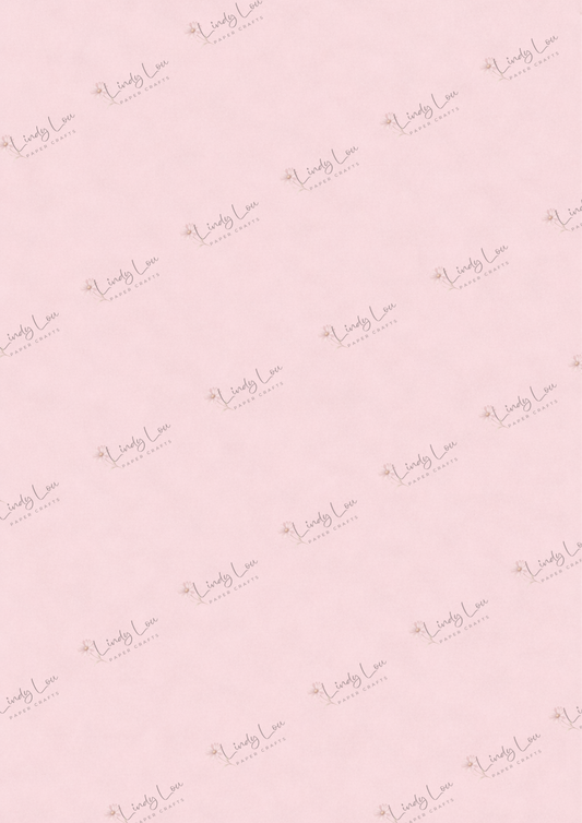 A4 Single Sheet - Burgundy & Blue- Soft Rose