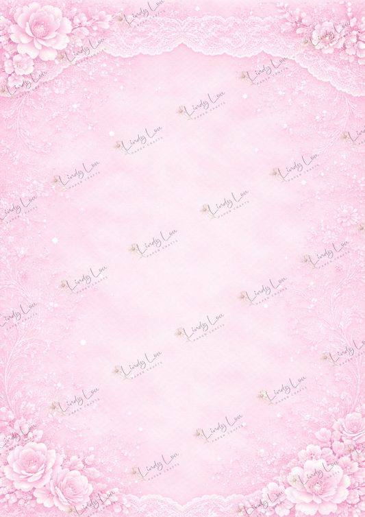 A4 Single Sheet - Bonnet Bay Parade - Sugar Blossom Lace